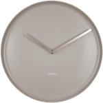 Present Time WANDUHR , Grau, Silber , Metall, Keramik , Dekoration, Uhren, Wanduhren