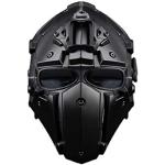 wangxike Taktische Helm, Full-Covered Paintball Helm Mit Maske, Airsoft Helm Mit Schutzbrille für Nerf, CS, Nerf Rival, Halloween Party