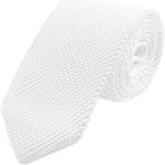 Weiße Unifarbene Casual Krawatten-Sets für Herren 