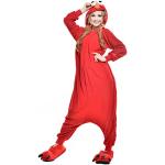 Rote Sesamstraße Elmo Weihnachtskostüme aus Fleece für Damen Größe L 