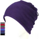 Anthrazitfarbene Schlauchschals & Loop-Schals aus Fleece für Damen Einheitsgröße für den für den Winter 