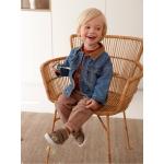 Blaue Vintage Vertbaudet Kinderjeansjacken aus Baumwolle für Jungen Größe 68 