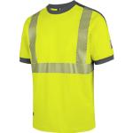 Neongelbe Atmungsaktive Modyf T-Shirts mit Reflektoren für Herren 