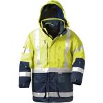Gelbe Wasserdichte Elysee Workwear Warnschutzjacken mit Reißverschluss aus Polyester schmutzabweisend für Herren Größe XL 