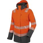 Orange Atmungsaktive Warnschutzjacken aus Polyester für Damen für den für den Winter 