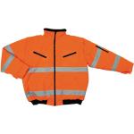 Reduzierte Orange ASATEX Warnschutzjacken aus Fleece Größe XL 