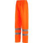 Orange Wasserdichte Winddichte Modyf Warnschutzhosen aus Polyester mit Reflektoren für Herren 
