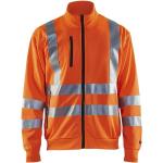 Orange Blakläder Stehkragen Zip Hoodies & Sweatjacken mit Reißverschluss aus Polyester mit Reflektoren für Herren Größe L für den für den Winter 
