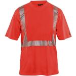 Rote V-Ausschnitt T-Shirts aus Polyester für Herren Größe L für den für den Sommer 