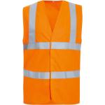 Orange Safestyle Warnwesten & Sicherheitswesten mit Klettverschluss aus Polyester Größe 4 XL 