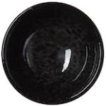 Schwarzes Rundes Porzellan-Geschirr aus Porzellan 6-teilig 
