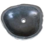 vidaXL Ovale Ovale Waschbecken & Ovale Waschtische poliert aus Stein 
