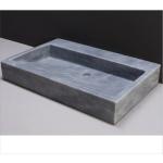 Aufsatzwaschbecken & Aufsatzwaschtische matt aus Marmor ohne Hahnloch 