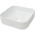 Weiße vidaXL Aufsatzwaschbecken & Aufsatzwaschtische glänzend aus Keramik 
