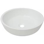 Weiße Moderne vidaXL Runde Runde Waschtische & Waschbecken glänzend aus Keramik 
