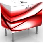 Rote Motiv Bilder-Welten Waschbeckenunterschränke & Badunterschränke Breite 50-100cm, Höhe 50-100cm, Tiefe 50-100cm 