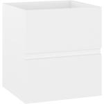 Weiße vidaXL Waschbeckenunterschränke & Badunterschränke aus MDF mit Schublade Breite 0-50cm, Höhe 0-50cm, Tiefe 0-50cm 