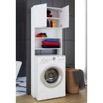 Weiße VCM Jutas Nachhaltige Waschmaschinenschränke &   Waschmaschinenregale abschließbar Breite 150-200cm, Höhe 150-200cm, Tiefe 150-200cm 
