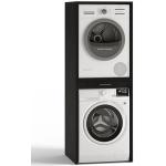 Schwarze Waschmaschinenschränke &   Waschmaschinenregale Breite 50-100cm, Höhe 150-200cm, Tiefe 50-100cm 