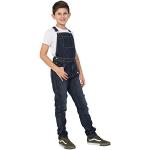 Blaue Jeans-Latzhosen für Kinder aus Denim für Jungen 