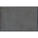 Anthrazitfarbene Unifarbene Kleen-Tex wash+dry Fußmatten waschbar aus Textil trocknergeeignet 