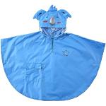 Blaue Ponchos & Capes für Kinder mit Koala-Motiv mit Reißverschluss für Babys 