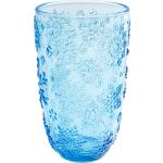 Blaue Wassergläser 400 ml aus Glas spülmaschinenfest 