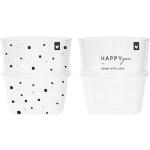 Wasserglas Set HAPPY you - DRINK WITH LOVE & Dots 2tlg. versch. Motive BC Tumbler Water stapelbare Trinkgläser gedeckter Tisch Küche