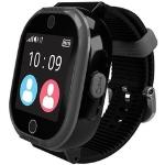 Schwarze Smartwatches aus Silikon mit Kamera mit Bluetooth mit Silikonarmband 