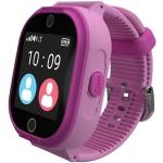 Rosa Smartwatches aus Silikon mit Kamera mit Bluetooth mit Silikonarmband 