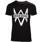 Watch Dogs 2 Herren T-Shirt Logo M schwarz