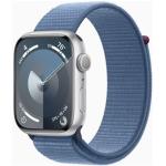 Silberne 5 Bar wasserdichte Apple Watch Smartwatches aus Kristall mit OLED-Zifferblatt mit GPS mit WLAN zum Sport 
