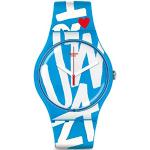 Watch Swatch New Gent Suos103 White In Blue