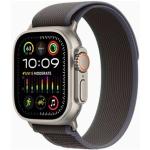 Saphirblaue 10 Bar wasserdichte Apple Watch Ultra Smartwatches aus Titan mit OLED-Zifferblatt mit GPS mit LTE 