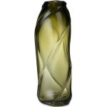 ferm LIVING - Water Swirl Vase Tall Moss Green