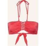 Reduzierte Rote WATERCULT Bandeau Bikinitops aus Polyamid für Damen Größe L 