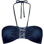 Reduzierte Blaue WATERCULT Bikini-Tops aus Polyamid für Damen Größe L 