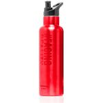 Waterproof Bottle - Stahltrinkflasche - Rot
