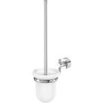 Silberne Lenz PISA WC Bürstengarnituren & WC Bürstenhalter aus Chrom 
