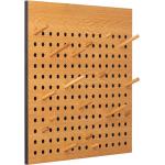 Hellblaue We Do Wood Quadratische Wandgarderoben & Hängegarderoben aus Eiche Breite 50-100cm, Höhe 50-100cm, Tiefe 0-50cm 