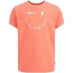 Orange Bestickte We Fashion T-Shirts mit Pailletten aus Baumwollmischung für Damen Einheitsgröße 