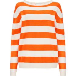 We Norwegians - Women's Gullholmen Sweater - Merinopullover Gr XS weiß/orange