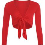 Rote Langärmelige WearAll Damenlongpullover & Damenlongpullis Größe M 