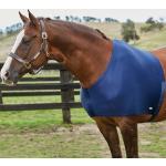 Marineblaue Weatherbeeta Brustschutz für Pferde 