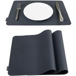 Reduzierte Schwarze Moderne Tischsets & Platzsets aus Silikon 2-teilig 