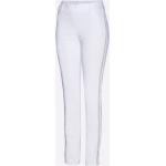 Weiße Hosen mit Galonstreifen mit Galonstreifen aus Polyamid für Damen 