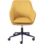 Gelbe Moderne Topdesign Bürostühle & Schreibtischstühle aus Stoff höhenverstellbar Breite 50-100cm, Höhe 50-100cm, Tiefe 50-100cm 