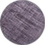 Schwarze Moderne Runde Runde Teppiche 200 cm aus Textil 