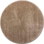 Reduzierte Braune Gestreifte Runde Webteppiche 200 cm aus Textil 