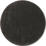 Reduzierte Graue Runde Webteppiche 200 cm aus Textil 
